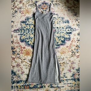 Victoria’s Secret French Terry Cloth fitted maxi dress with tie. Size small